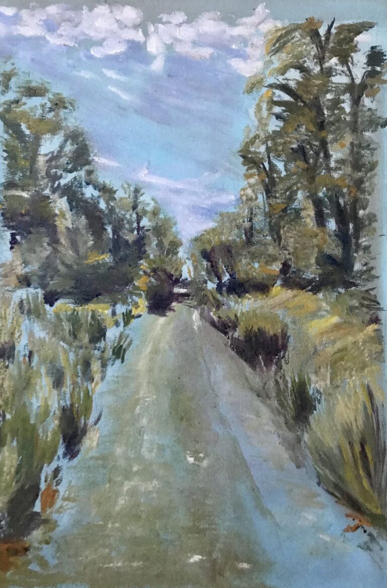„Sideroad“
Oil and Acryl on Canvas, 58×40cm, 2022
Available to Buy
