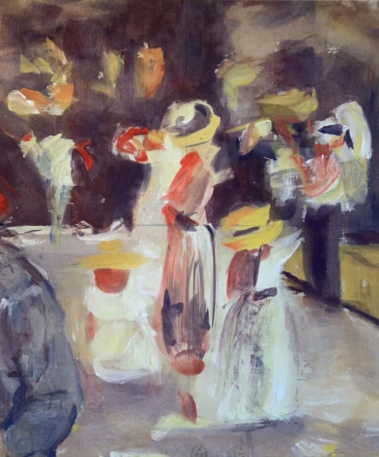 Detail — Max Liebermann „Papageienmann“
Acryl on Canvas, 70×47cm, 2022
