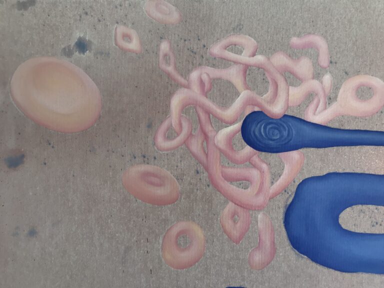 Detail — „Ens Ideal“
Oil and Acryl on Canvas, 135×185cm, 2022