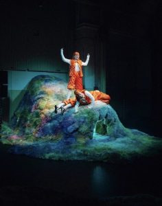 „Den Fantastiske Mikkel Rev“ for Nationaltheatret in Oslo
Stage Design: Ida Grimes
Scenic Painting, Acryl on Cotton Nettle, 2023