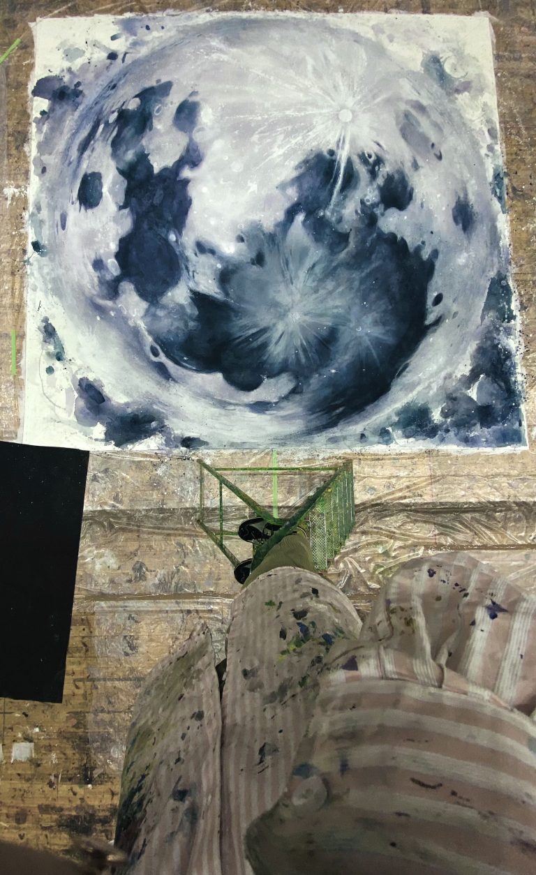 „Jeppe på Berget“ for Nationaltheatret in Oslo
Scenic Painting, Acryl on Cotton Nettle, 2022