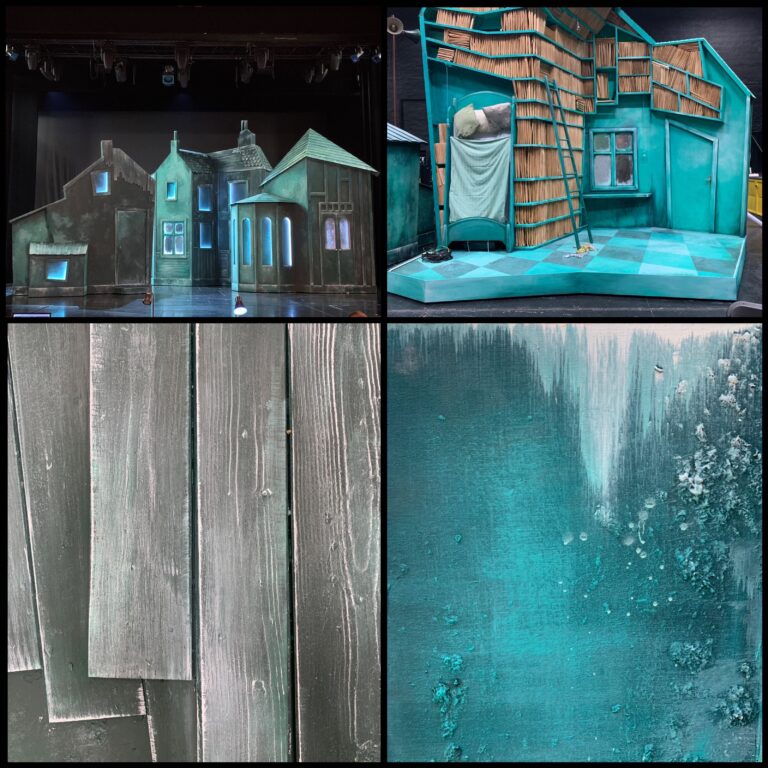 „En Julefortelling“ (Christmas Carol) for Nationaltheatret in Oslo
Scenic Painting, Acryl on Cotton Nettle, 2023