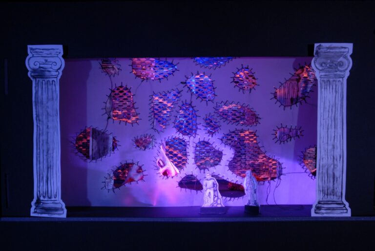„Antigone“ Stage Design
Model in Different Scenes and Light Situations, 2023