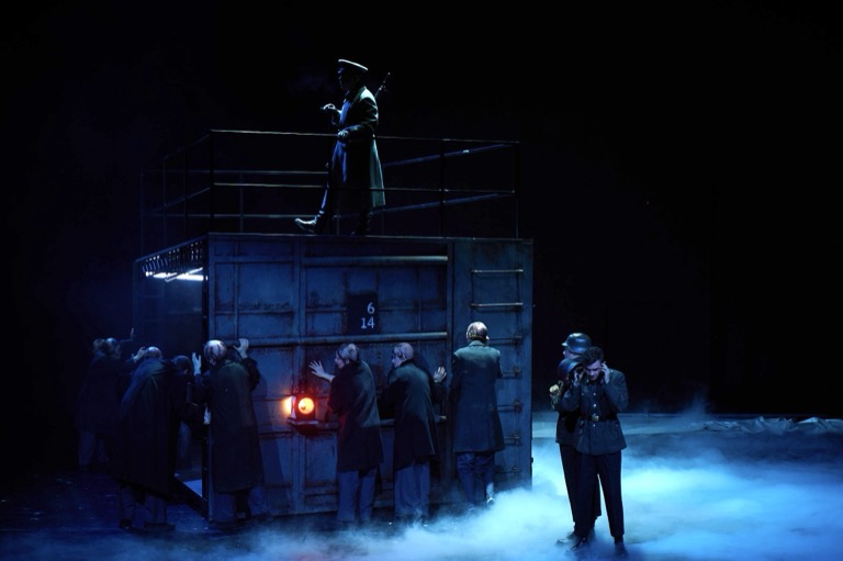 Stage design for "Die Weiße Rose" (Version 1967) by Udo Zimmermann at Staatsschauspiel Dresden, 2025