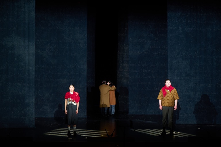 Stage design for "Die Weiße Rose" (Version 1967) by Udo Zimmermann at Staatsschauspiel Dresden, 2025